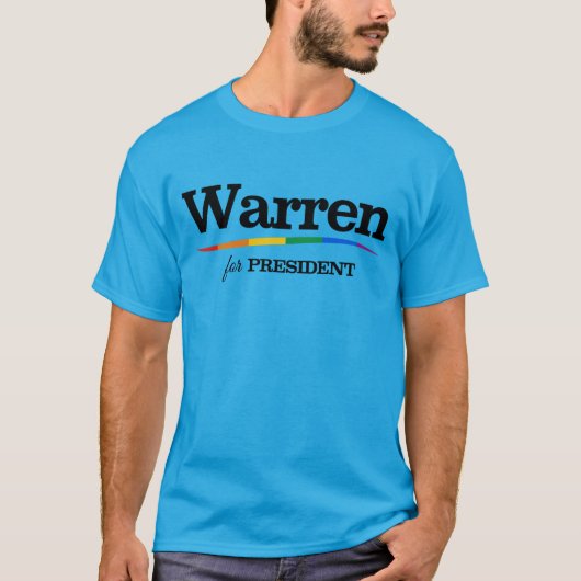 Warren als President T-shirt (Voorkant)