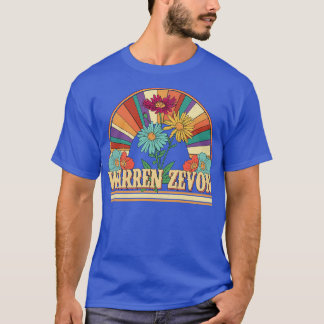 Warren Bloemen Naam Zevon Gepersonaliseerde Gifts  T-shirt