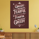 Warren Buffet Quote Canvas Afdruk (Insitu (Woonkamer))