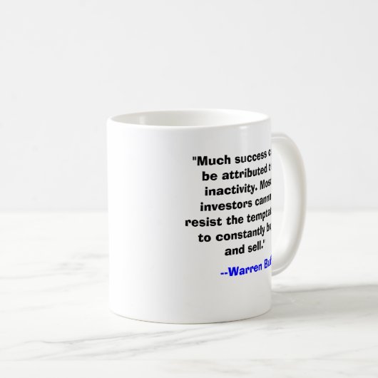 Warren Buffett Mok (Voorkant rechts)