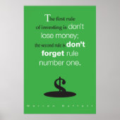 Warren Buffett poster (Voorkant)