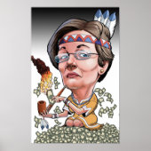 Warren Caricature Poster (Voorkant)