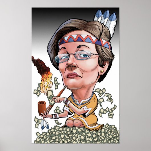 Warren Caricature Poster (Voorkant)