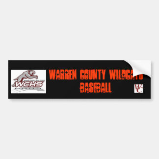 Warren County Baseball Bumpersticker