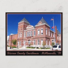 Warren County Courthouse - McMinnville, TN Briefkaart