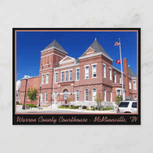 Warren County Courthouse - McMinnville, TN Briefkaart