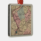 Warren County, NJ Metalen Ornament (Rechts)