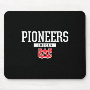Warren County Pioneers Logo Voetbal Hs Muismat
