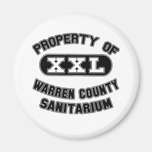 Warren County Sanitarium Producten Magneet (Voorkant)