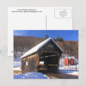 Warren Covered Bridge Briefkaart (Voorkant / Achterkant)