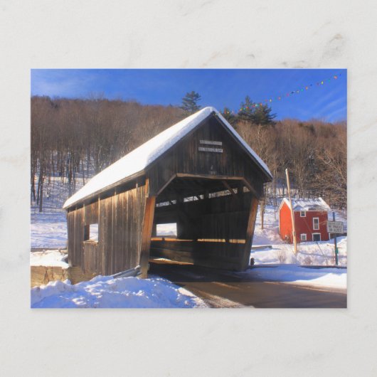 Warren Covered Bridge Briefkaart (Voorkant)