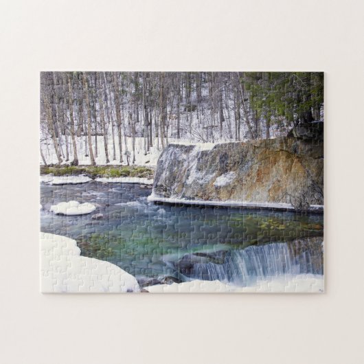 Warren Falls Vermont. Legpuzzel (Horizontaal)