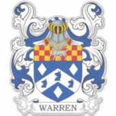 Warren Family Crest Sticker (Voorkant)