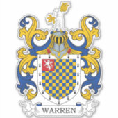Warren Family Crest Sticker (Voorkant)
