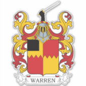 Warren Family Crest Sticker (Voorkant)