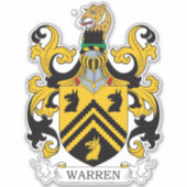 Warren Family Crest Sticker (Voorkant)