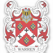 Warren Family Crest Sticker (Voorkant)