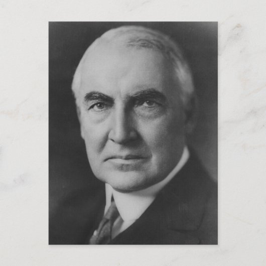 Warren G. Harding 29 Briefkaart (Voorkant)