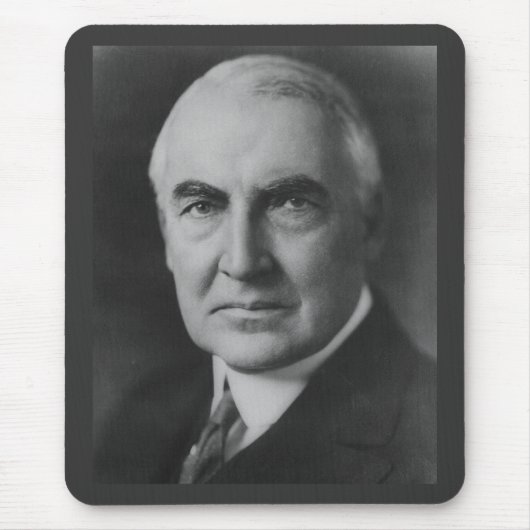 Warren G. Harding 29th President Muismat (Voorkant)