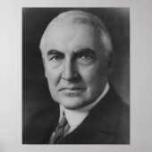 Warren G. Harding 29th President Poster (Voorkant)