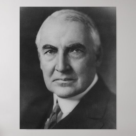 Warren G. Harding 29th President Poster (Voorkant)