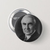 Warren G. Harding 29th President Ronde Button 5,7 Cm (Voorkant /achterkant)