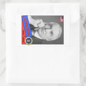 Warren G. Harding Baseball Card Rechthoekige Sticker (Tas)
