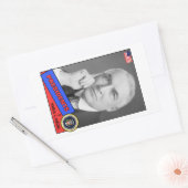 Warren G. Harding Baseball Card Rechthoekige Sticker (Envelop)