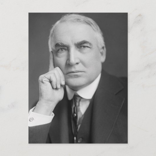 Warren G. Harding Briefkaart (Voorkant)