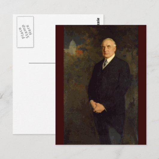 Warren G. Harding Briefkaart (Voorkant / Achterkant)