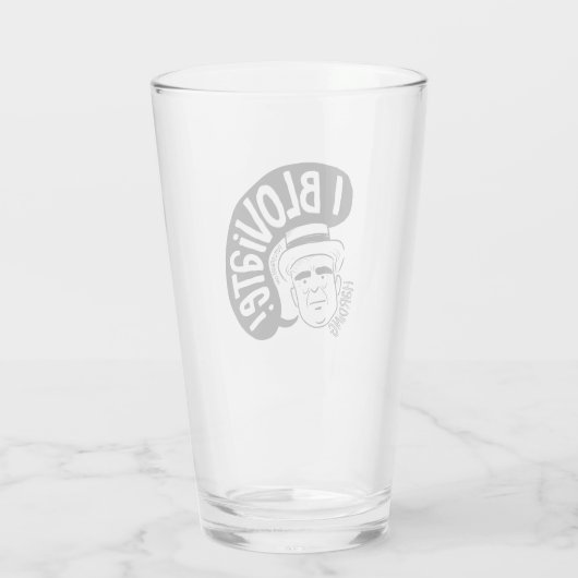 Warren G. Harding glass Glas (Achterkant)