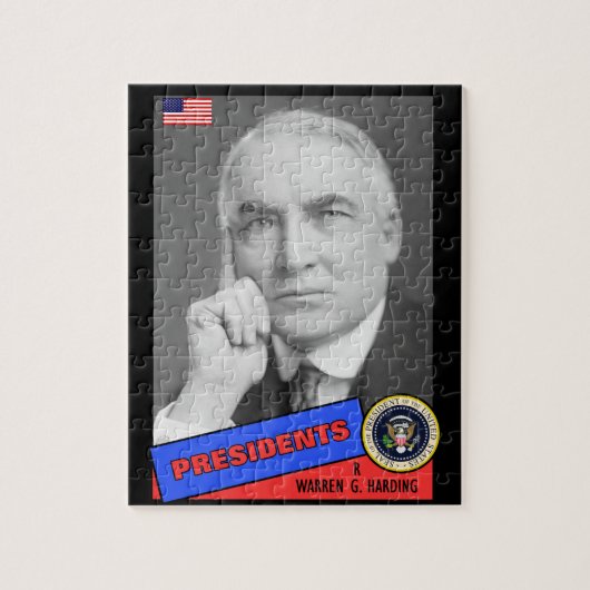 Warren G. Harding-honkaarten Legpuzzel (Verticaal)