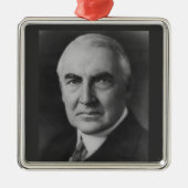 Warren G. Harding Metalen Ornament (Voorkant)