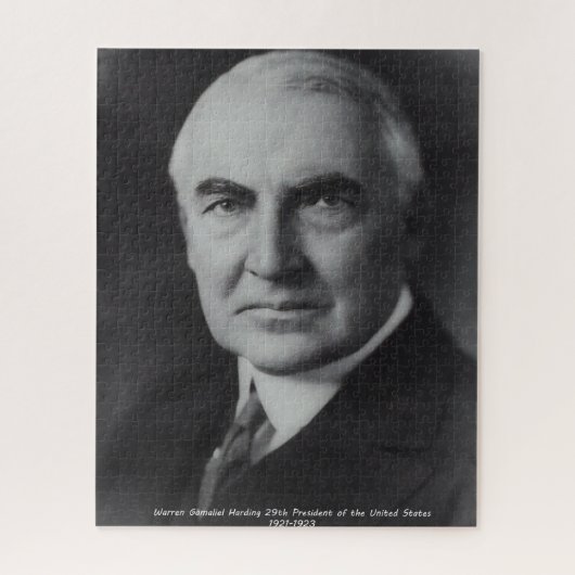 Warren Gamalie Harding 29th American President Legpuzzel (Verticaal)