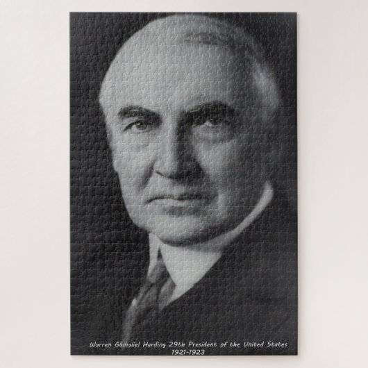 Warren Gamalie Harding 29th American President Legpuzzel (Verticaal)