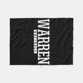 Warren High School Softbal Fleece Deken (Voorkant (Horizontaal))