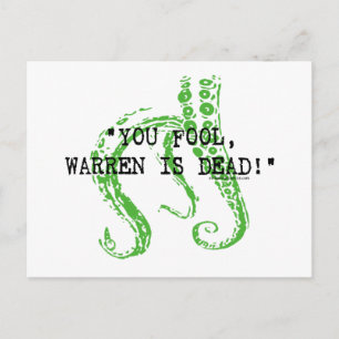 Warren is dood H. P. Lovecraft Briefkaart