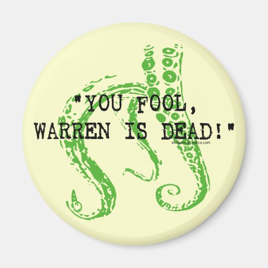 Warren is dood H. P. Lovecraft Magneet (Voorkant)