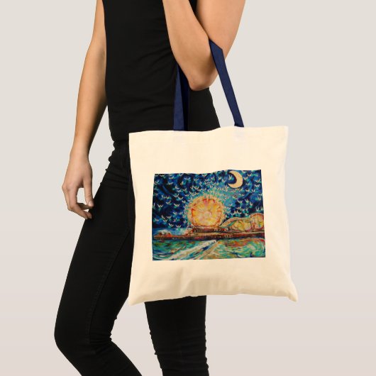 Warren Long's "Angels A-Pier" Canvas tas (Voorkant (product))