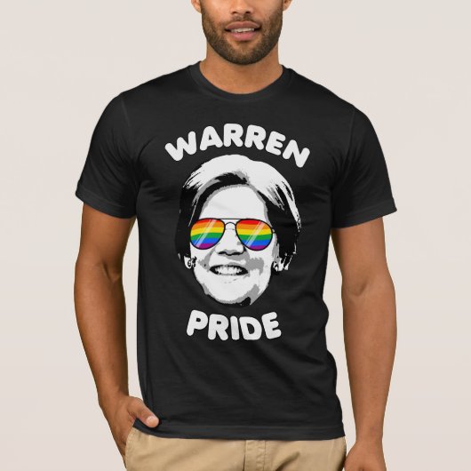 Warren Pride Zonnebrillen T-shirt (Voorkant)