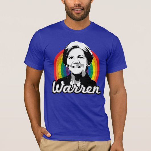 Warren Regenboog Pride T-shirt (Voorkant)