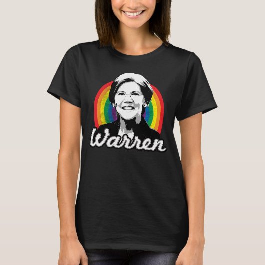 Warren Regenboog Pride T-shirt (Voorkant)