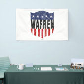 WARREN sterren en strepen Spandoek (Beurs)