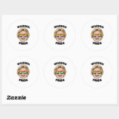 Warren Trots Ronde Sticker (Vel)