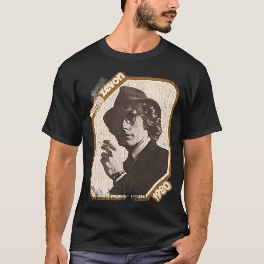 Warren Zevon 1980 T-shirt (Voorkant)