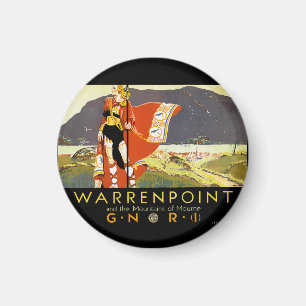 Warrenpint en de bergen van Mourne Magneet