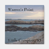 Warren's Point Beach, Little Compton, RI Magnet (Voorkant)