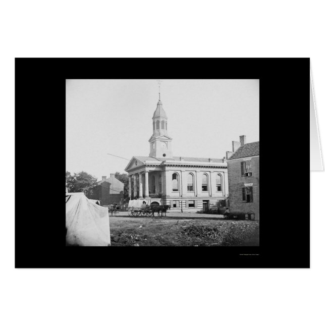 Warrenton, VA Courthouse 1862 (Voorkant Horizontaal)