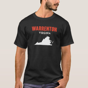 Warrenton Virginia USA State America Travel Virgin T-shirt