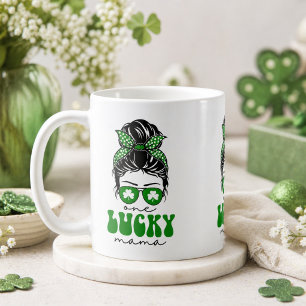 Warrige Bun Geluksvogel 1e Verjaardag Meisje Koffiemok